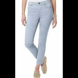 Buffalo David Bitton Daily pale blue mid rise skinny ankle grazer size 12